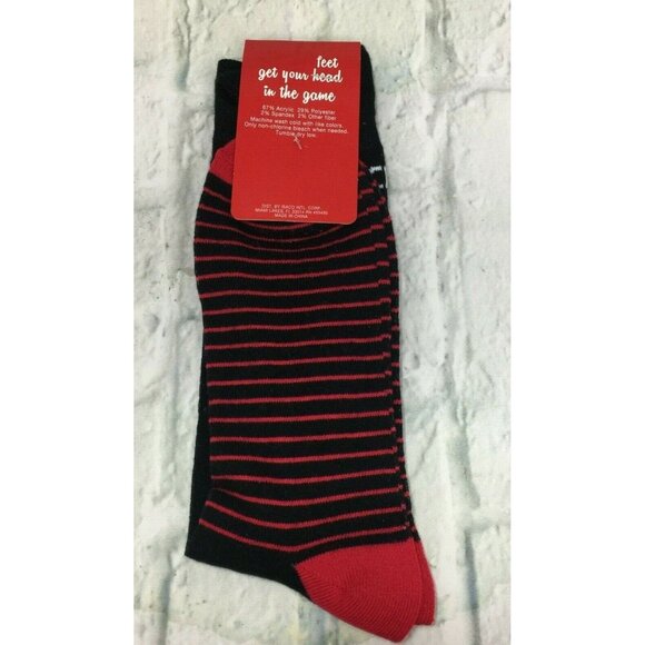 Christmas Socks "Crack Deez Nuts" Men's Crew Socks Nutcracker Shoe Size 7-12 - Picture 2 of 5